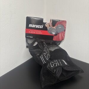 Marucci Adult Full Coverage Elbow Guard Baseball Softball Black